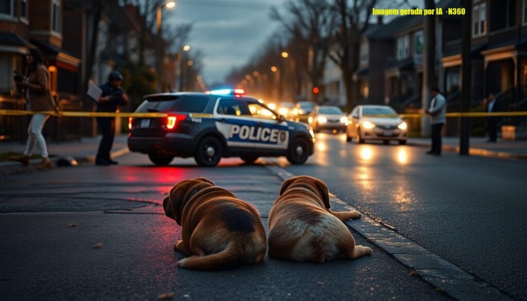 Vídeo: policiais afastados após matar dois cães em Manaus