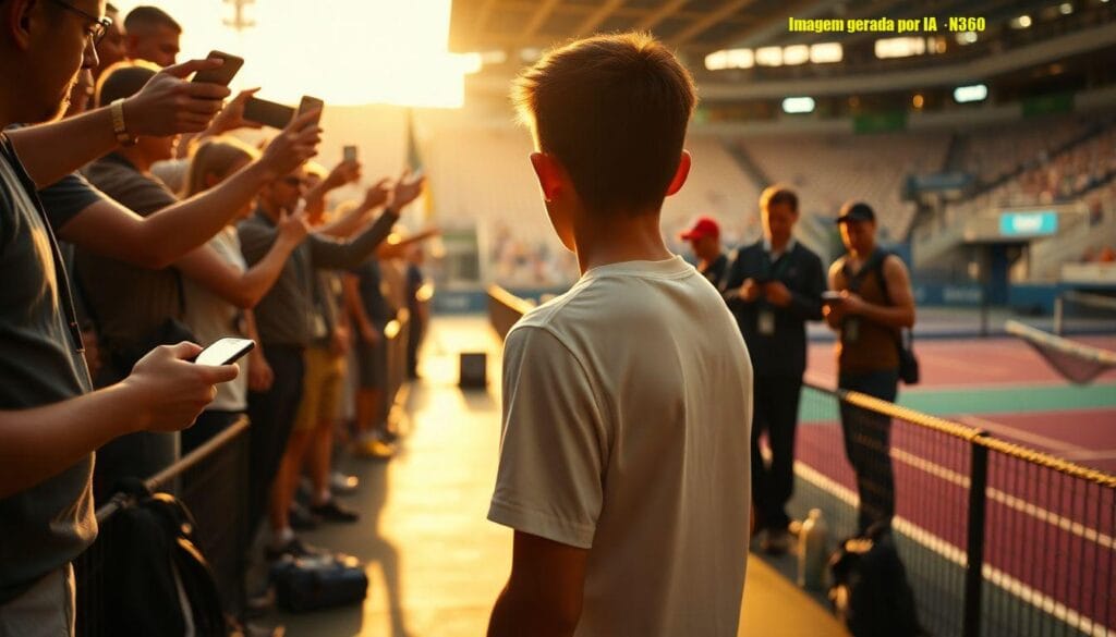 Guto Miguel, 16: jovem observado no Rio Open