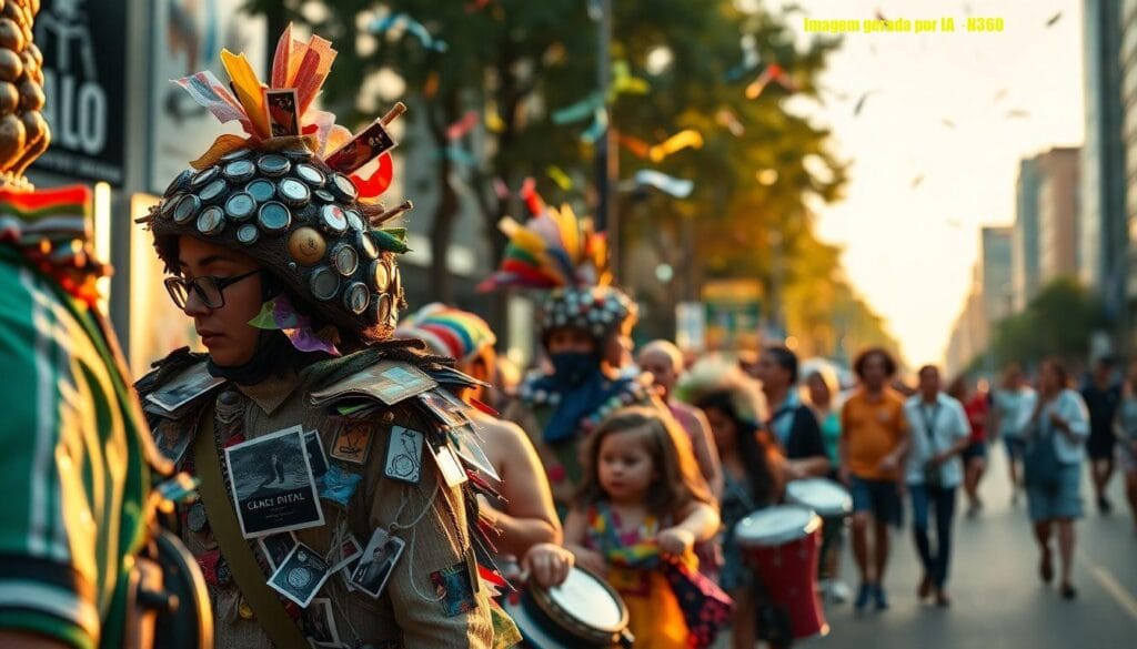 Foto instantânea e sustentabilidade marcam Abalô-Caxi