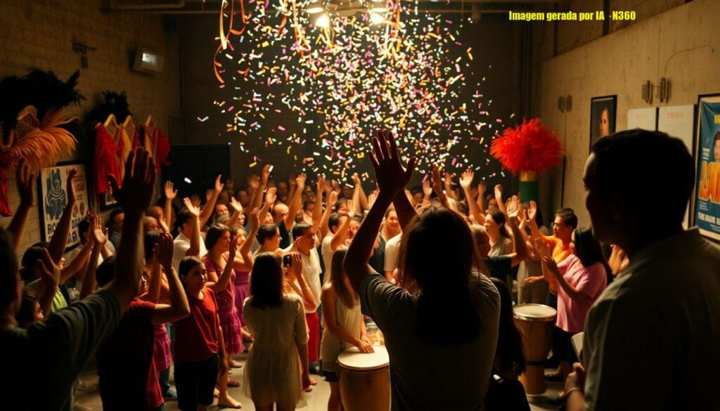 Ney Matogrosso é ovacionado na concentração da Imperatriz