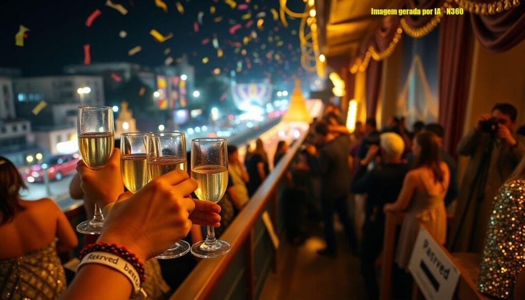 1ª noite de camarotes no Rio: encontros entre celebridades