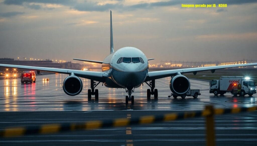 Avião da Latam aborta decolagem em Guarulhos