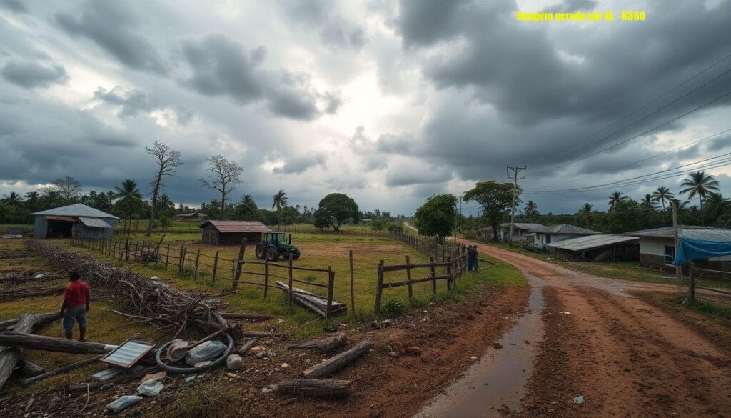 Segundo tornado em poucos dias provoca estragos no Sul gaúcho