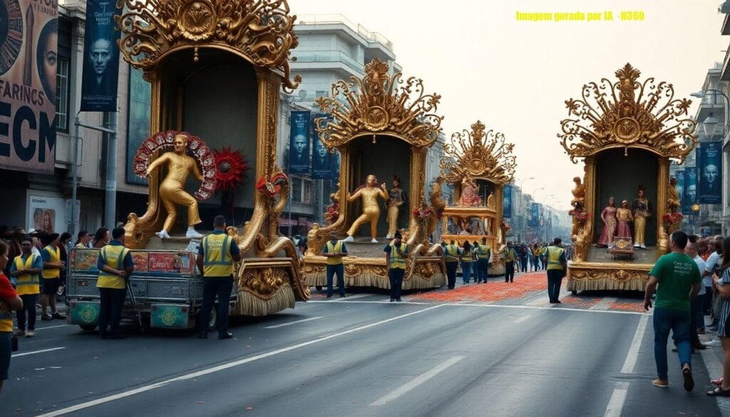 Imperatriz reclama de bloqueio por carros da Acadêmicos