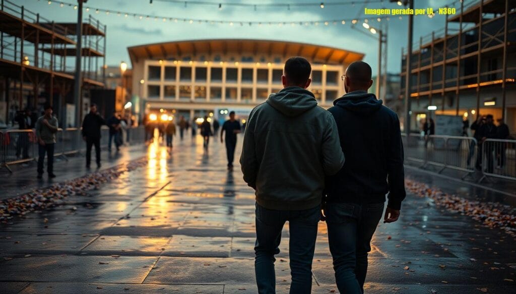Klara Castanho e Cauê Campos chegam juntos à Sapucaí