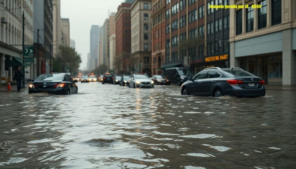 Enchente em Guarulhos arrasta carros e deixa pessoas ilhadas