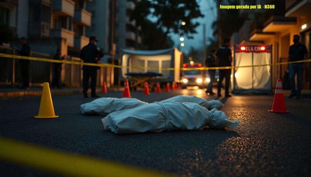 Quatro corpos são deixados em Nova Iguaçu