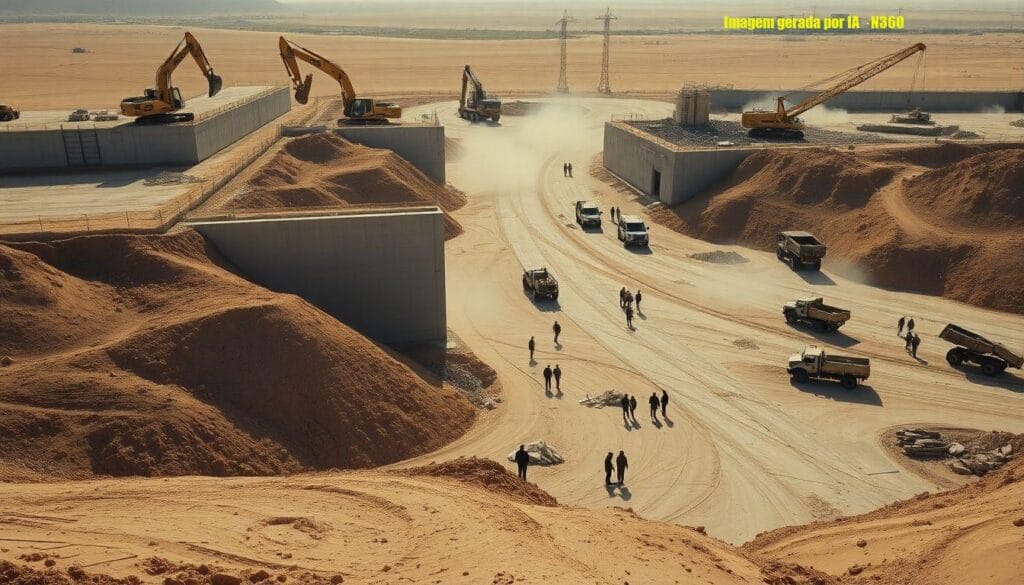 Imagens de satélite mostram Irã fortificando locais em meio a tensões