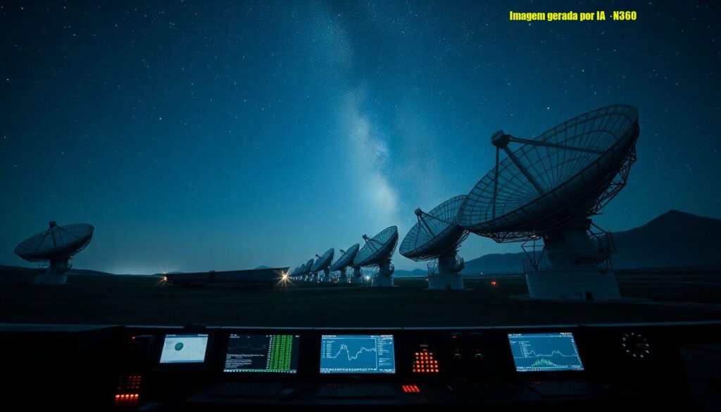 Astrônomos detectam megalaser no MeerKAT