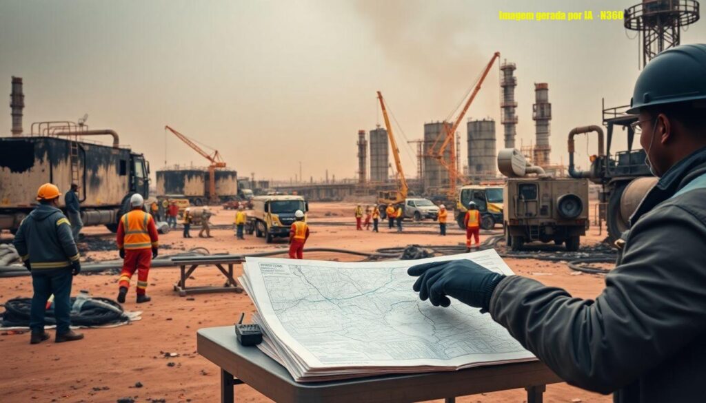 Petróleo: reparos em infraestrutura podem levar meses