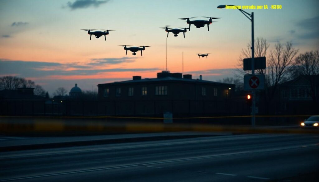 Drones sobre base militar em Washington preocupam autoridades