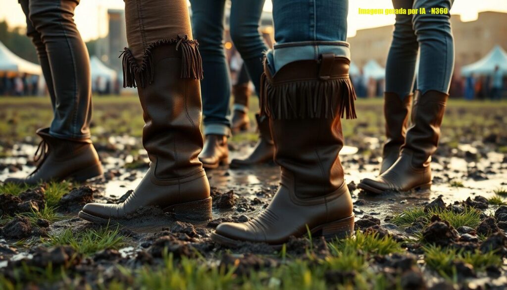 Lamapalooza: botas country viram tendência