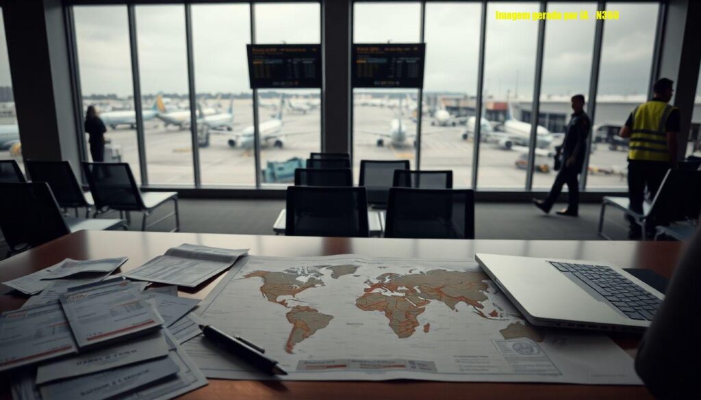 Centenas de voos cancelados na Europa pressionam tarifas