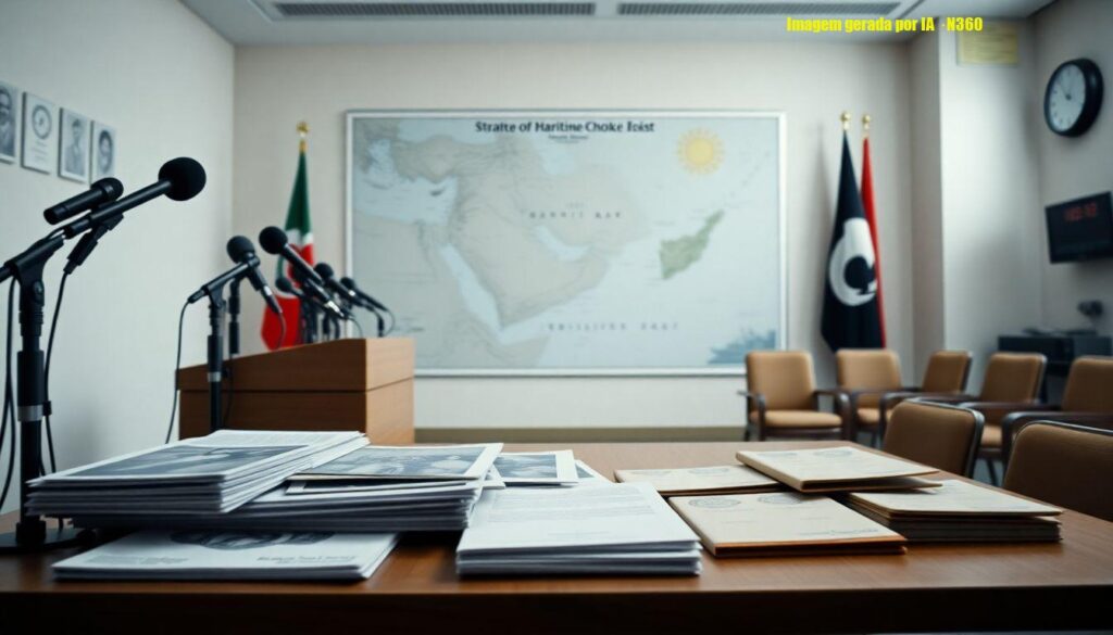 Ameaça atribuída a Trump sobre Ormuz não verificada