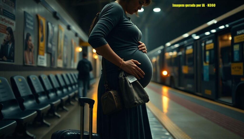 Filha grávida viaja 18 horas de ônibus para velório de Gerson Brenner