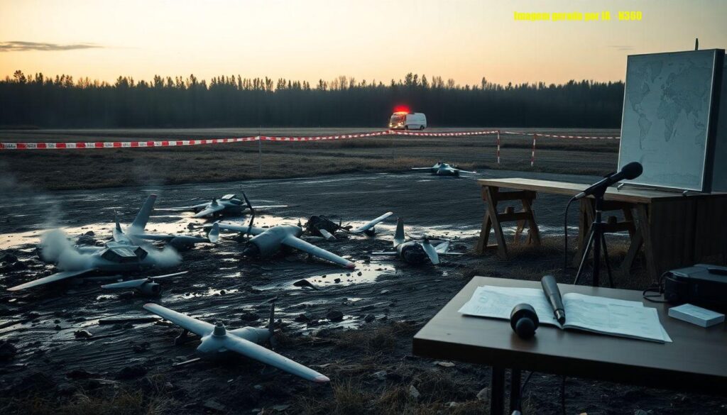 Drones russos atingem Estônia e Letônia; sem feridos confirmados