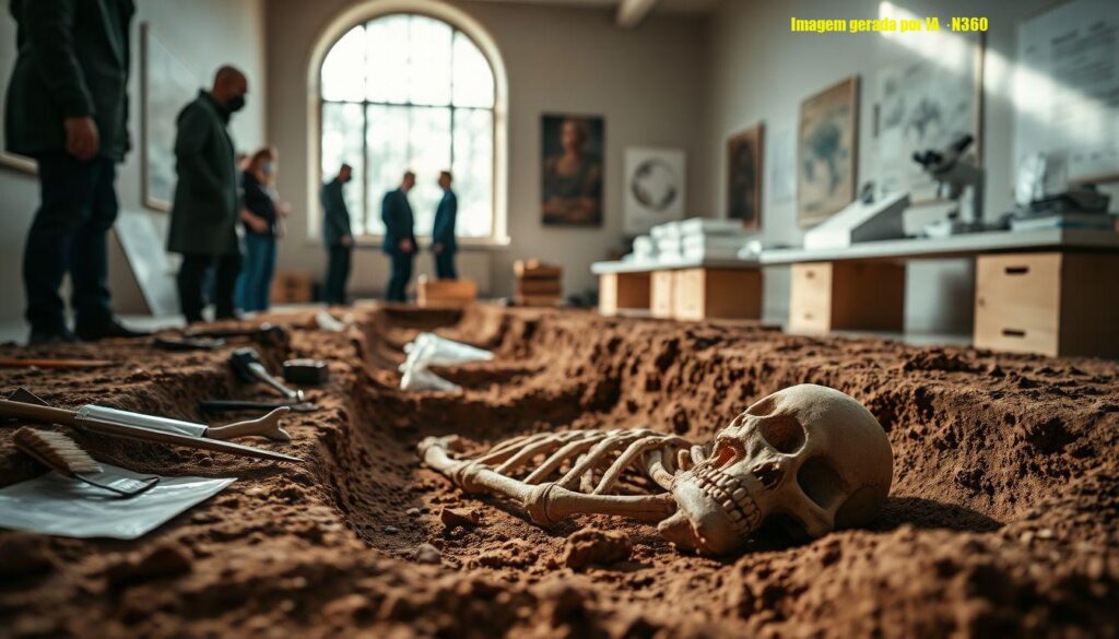 Três mosqueteiros: possíveis restos de D'Artagnan