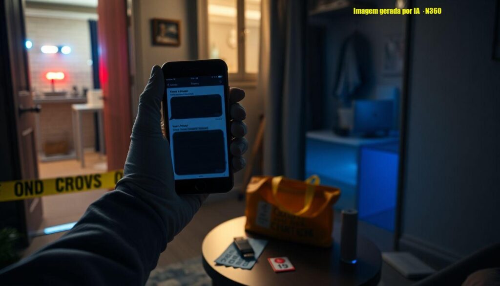 Mensagens apagadas indicam pedido de separação