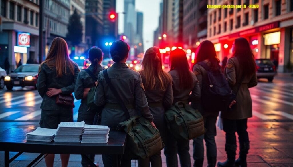 Tataraneta de Corisco se alista voluntariamente no Exército