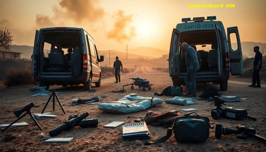 Israel mata nove paramédicos e três jornalistas no Líbano