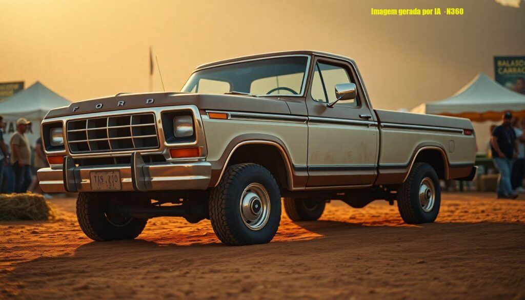 Ana Castela posa com Ford F-150 Custom 1978