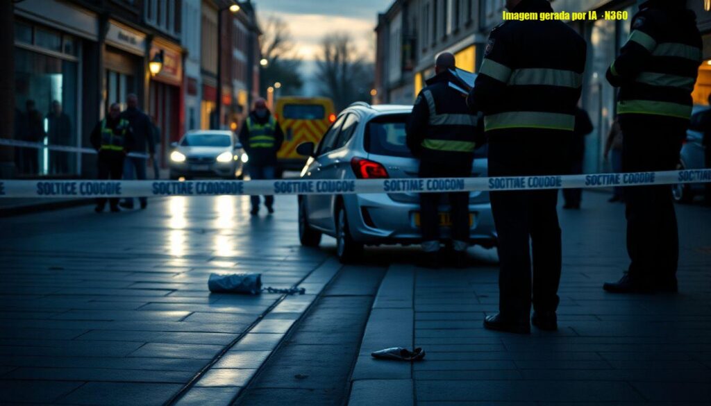 Carro atropela pedestres em Derby e fere sete