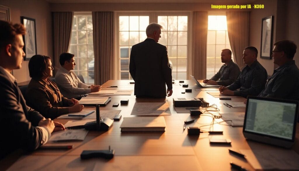 Fotos mostram Trump supervisionando operações em Mar-a-Lago