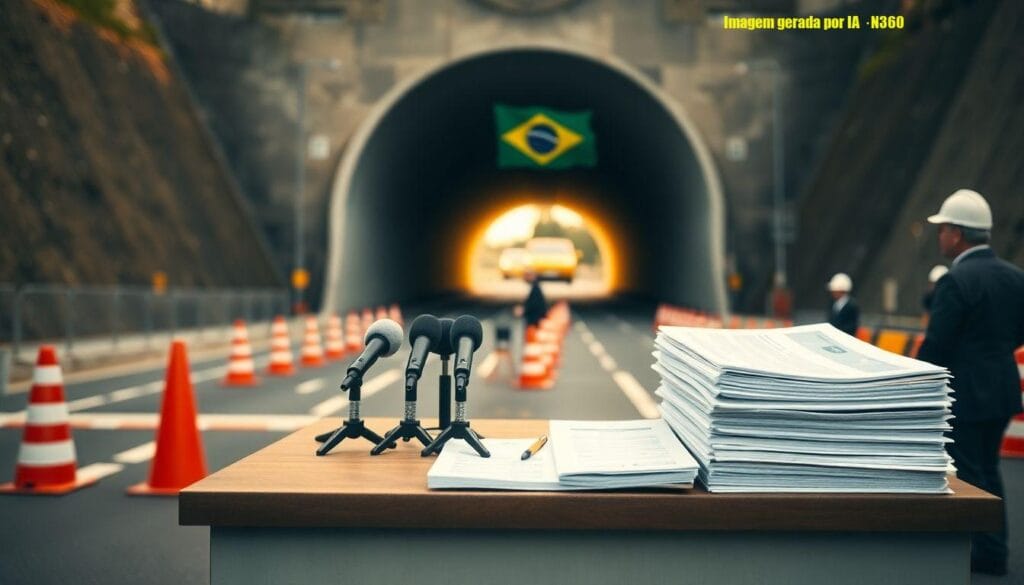 Lula inaugura túnel do anel viário de Campo Grande