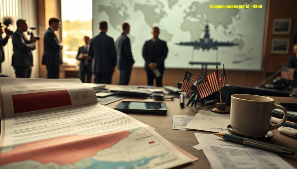 Trump adota tom duro após incidentes no Estreito de Hormuz