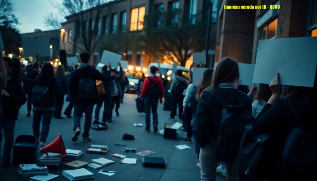 Alunos do Colégio Pedro II cobram plano antissídio