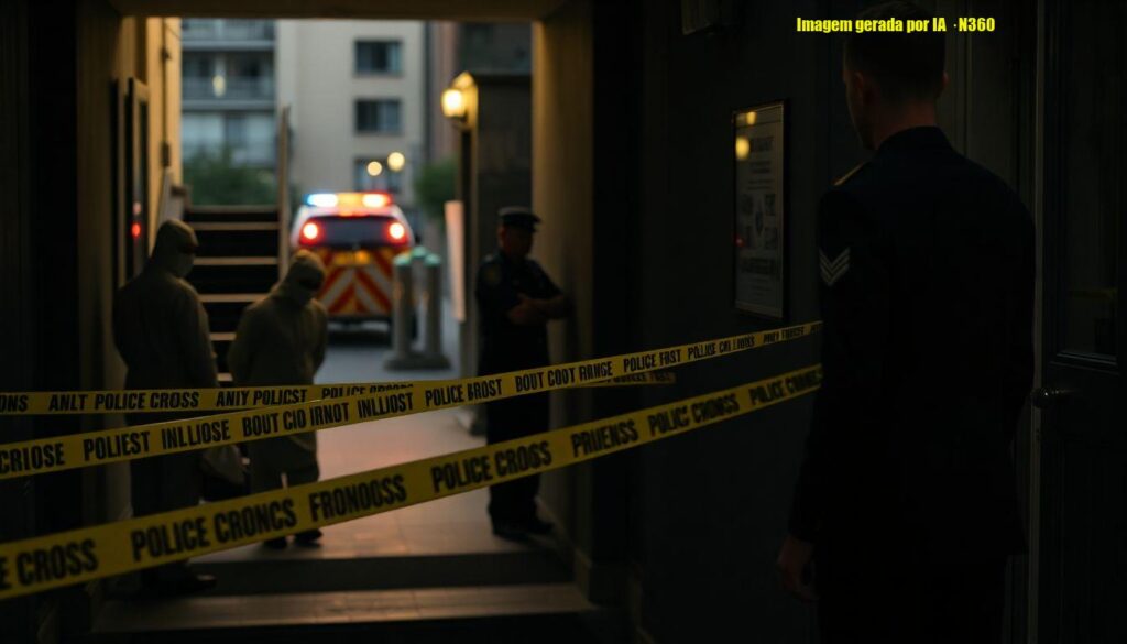 Tenente-coronel barrado no prédio após morte da esposa