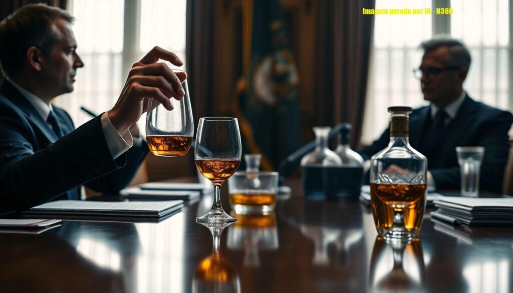 Noite de whisky de Moraes e Vorcaro vira meme nas redes