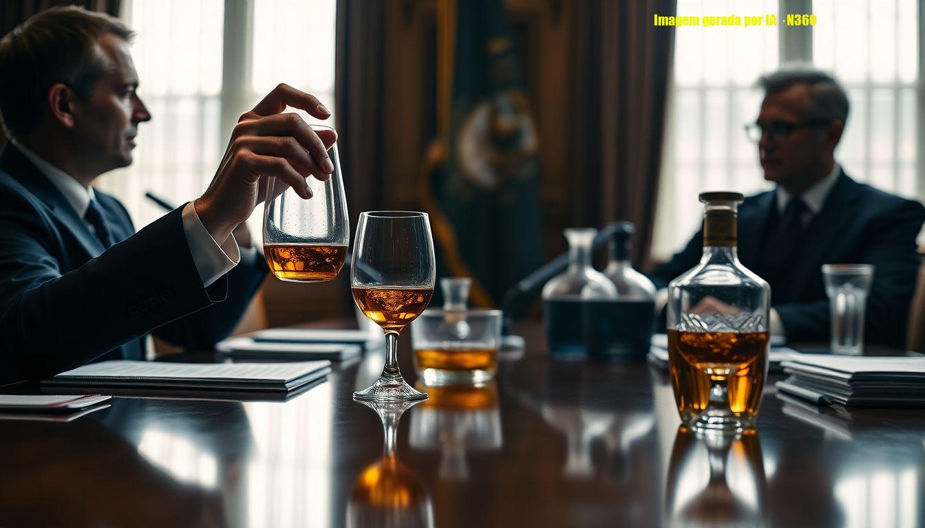 Noite de whisky de Moraes e Vorcaro vira meme nas redes