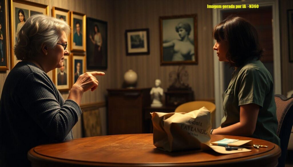 Segredo exposto em Três Graças põe Gerluce em saia-justa