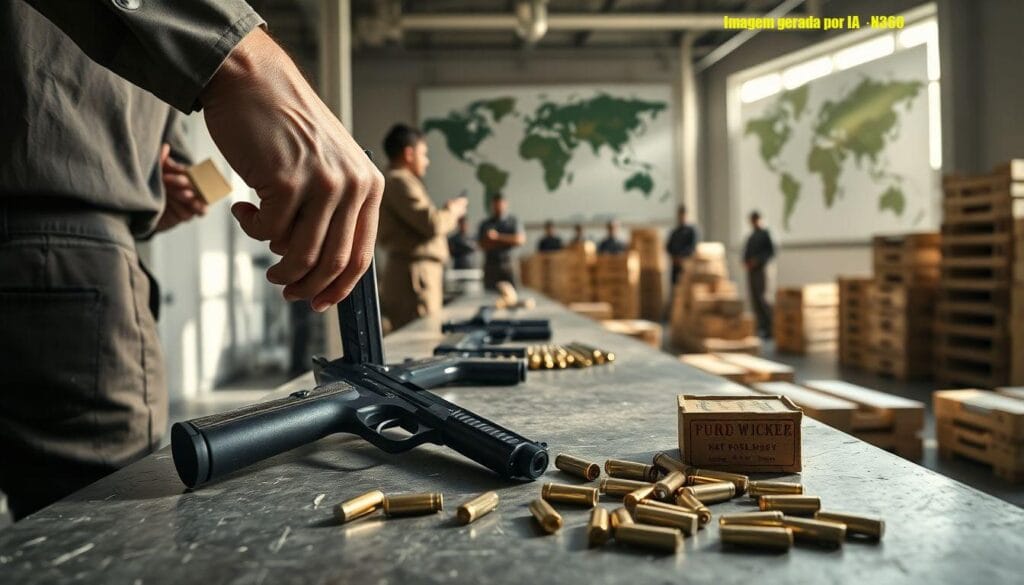 Kim Jong-un e filha testam pistolas em fábrica de munições