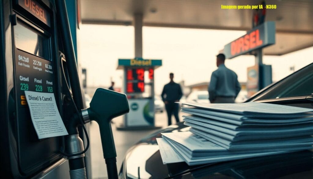 Governo manda postos exibirem queda de impostos no diesel