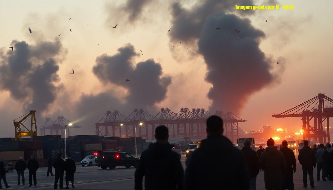 Ataques aéreos atingem portos de Dubai e Abu Dhabi