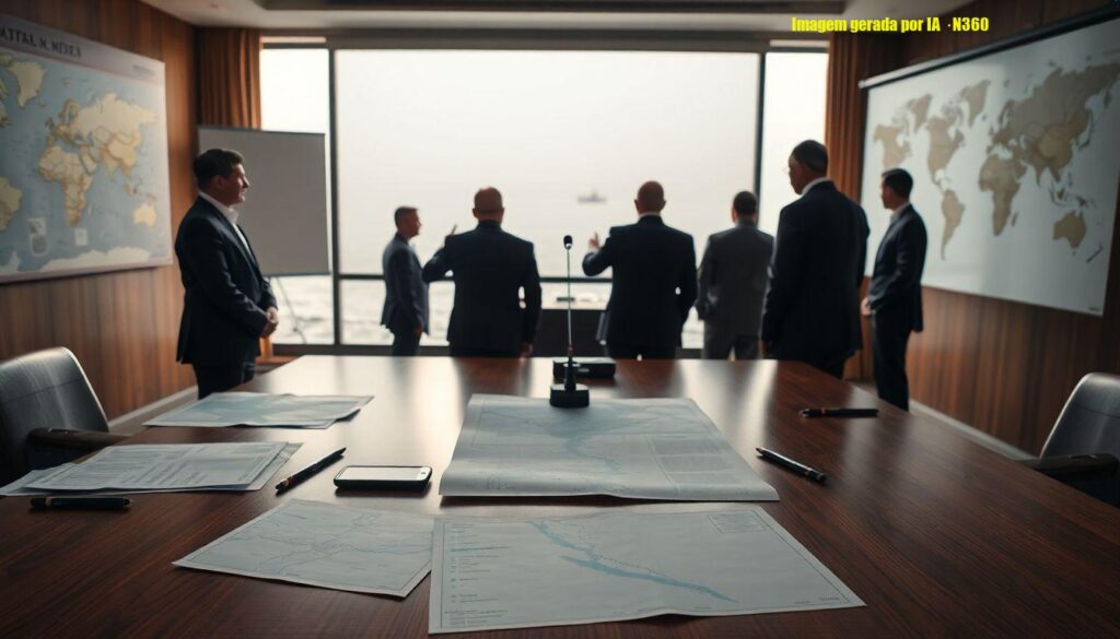 Trump pede navios ao Estreito de Ormuz após tensão