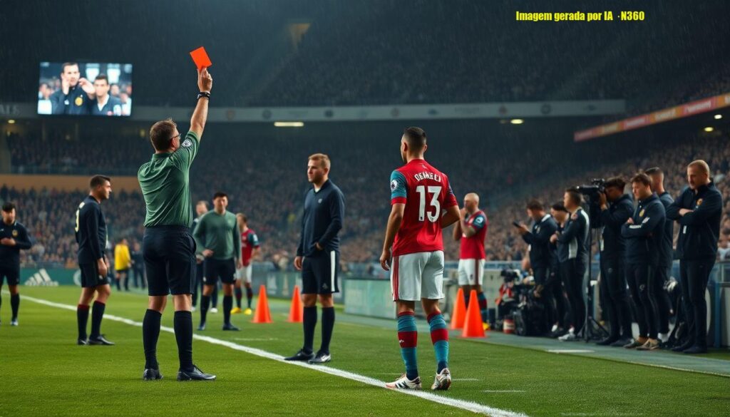 Barboza expulso após revisão do VAR em Botafogo x Flamengo