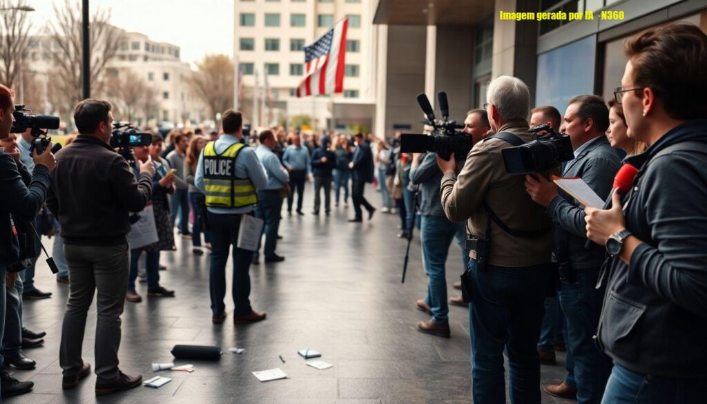 Associações repudiam intimidação a jornalistas na internação