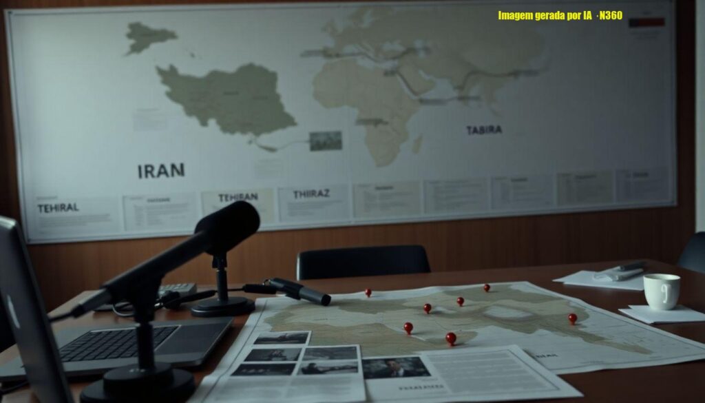 Israel ataca alvos em cidades iranianas, dizem as IDF