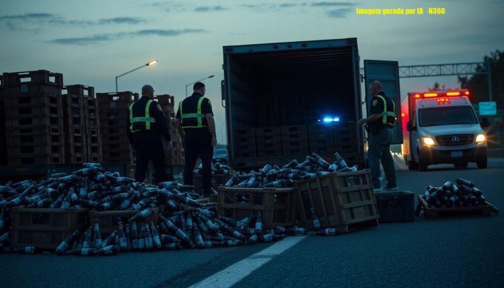 Carga de R$ 100 mil em cerveja falsificada é apreendida em MG