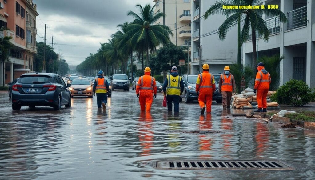 Fortaleza tem 123 mm de chuva em 24 horas