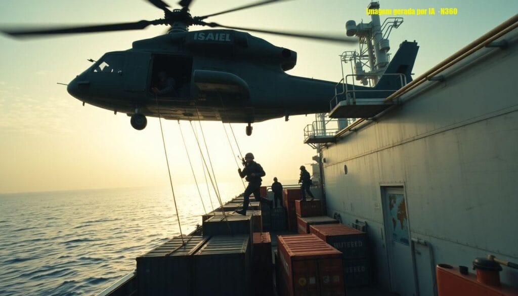 Militares dos EUA embarcam em cargueiro iraniano no Golfo de Omã