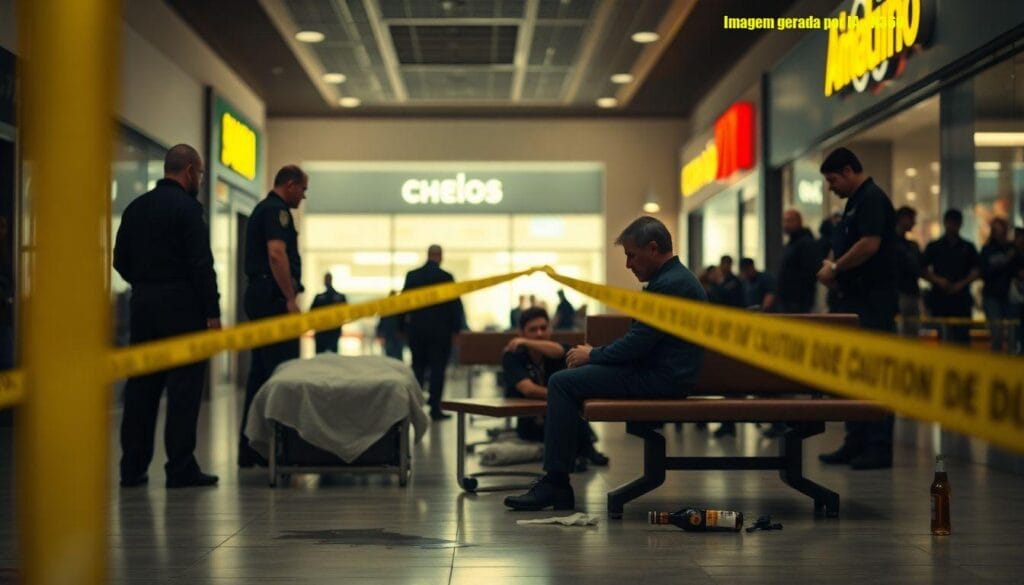 Homem esfaqueado em praça de alimentação no Sul de Minas