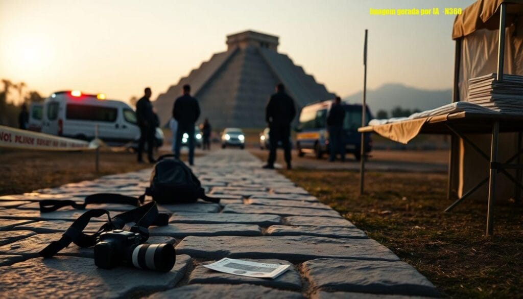 Duas brasileiras baleadas em pirâmides do México