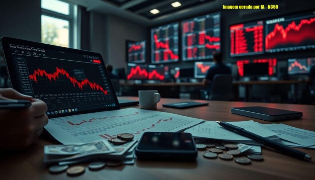 Ibovespa cai 1,65% enquanto Nasdaq e S&P500 batem recordes