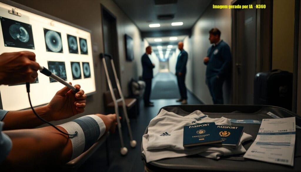 Estêvão negocia retorno ao Brasil por lesão na coxa