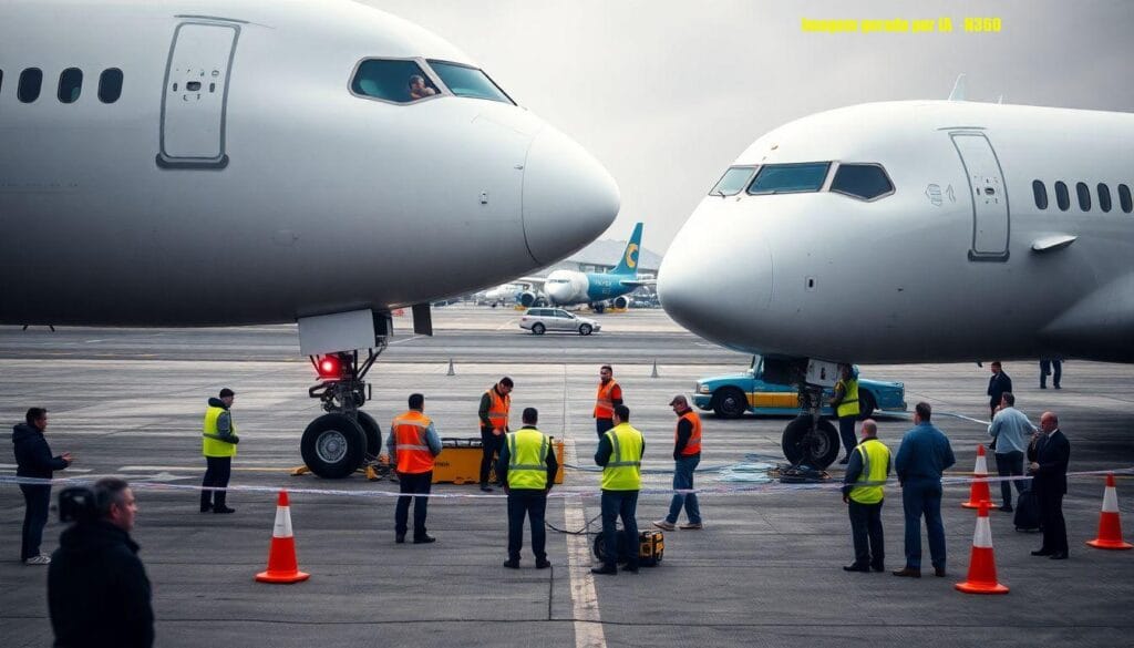 Latam colide com aeronave argentina em Santiago