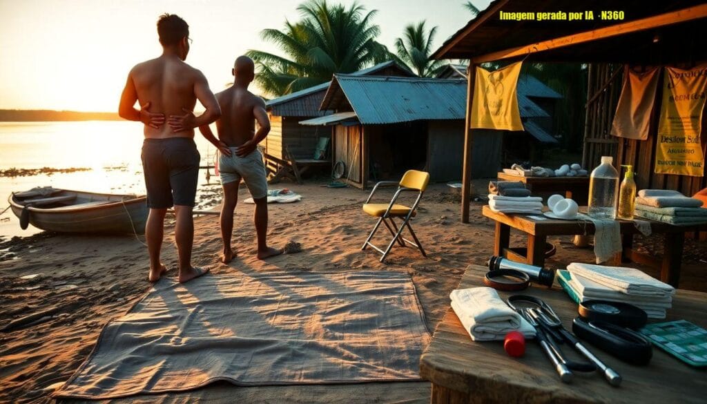 Sem fisioterapia, dores afetam ribeirinhos